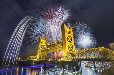 fireworks display sacramento california